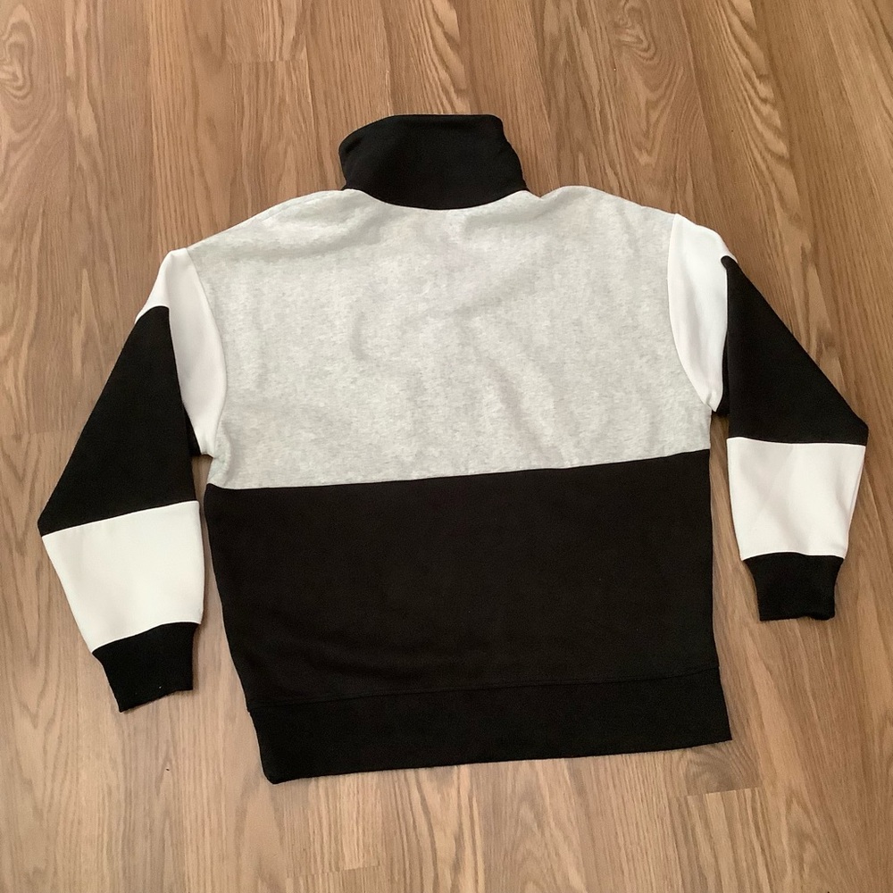 DSG Colorblock Women’s Size M Sweatshirt Snap Mock Neck Cotton Pullover NEW - Picture 7 of 15